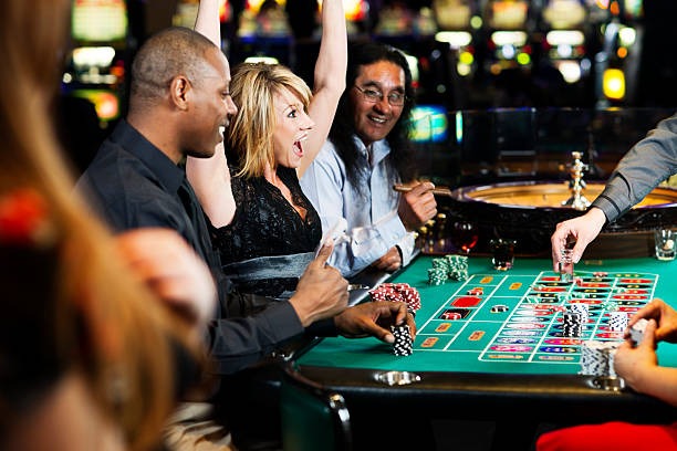 French Roulette wheel and table layout at gudang slot88 live studio